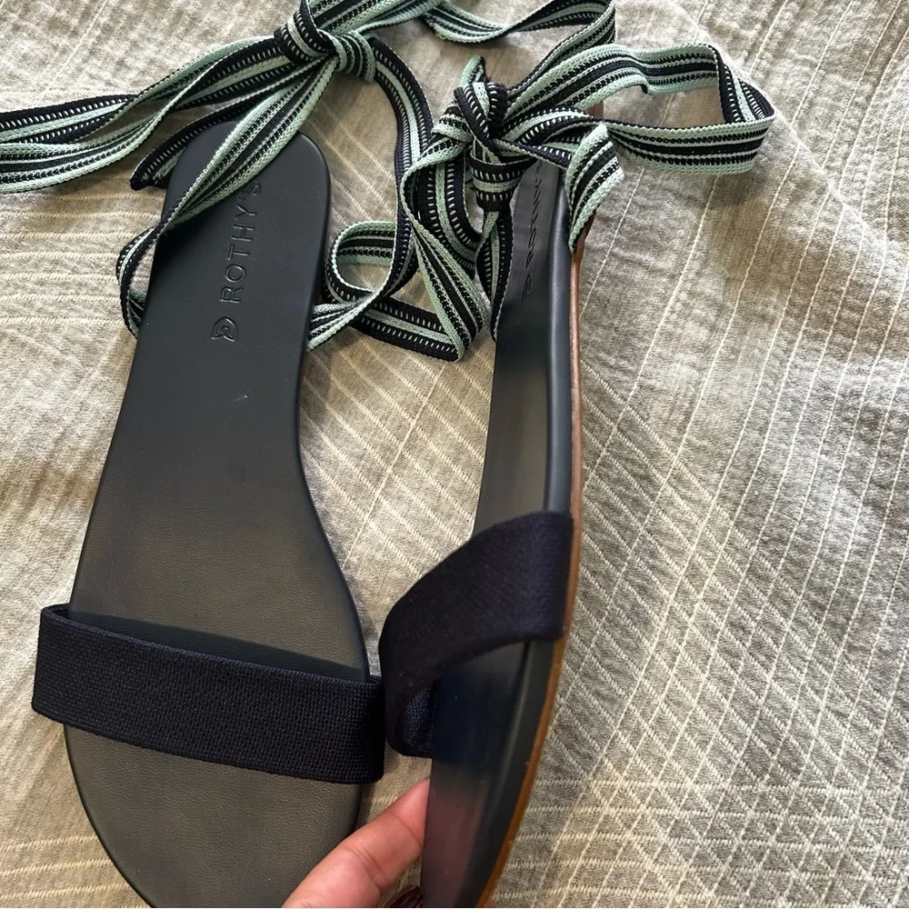 Women's Rothy's 'The Wrap' Sandal size 9.5 Discontinued Model–Collectible) navy - Picture 7 of 13